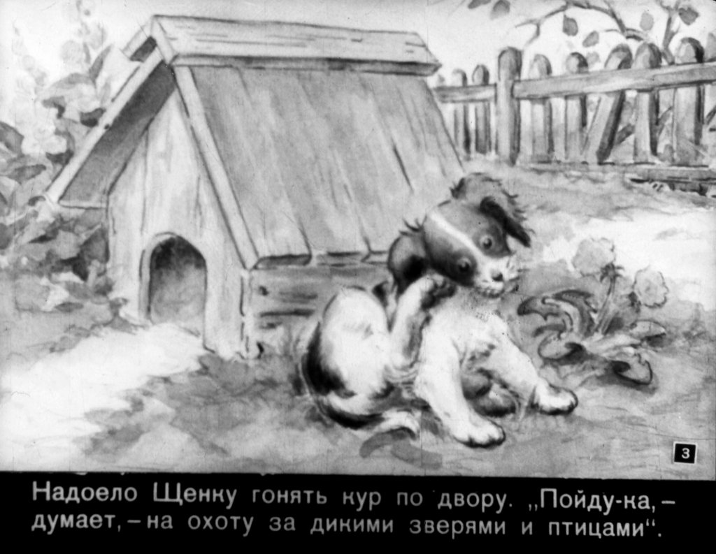 Кадр 3 диафильма «Первая охота»