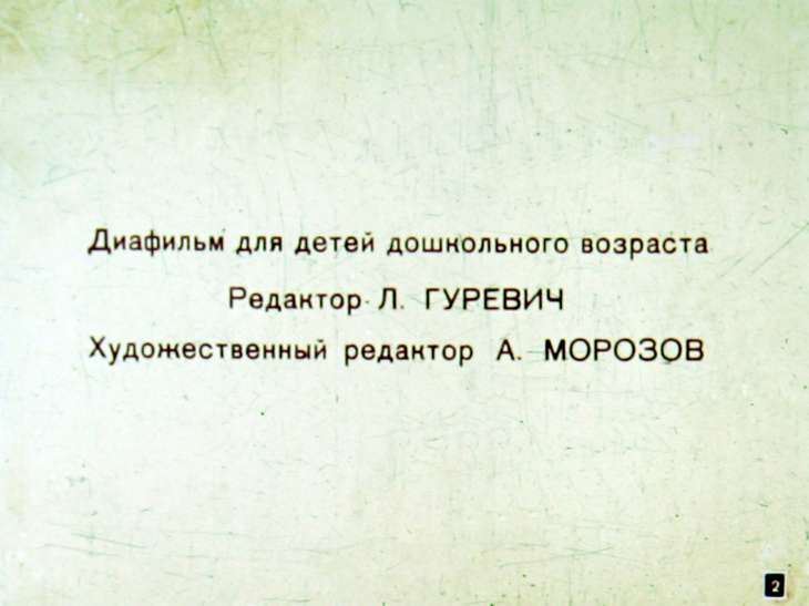 Кадр 2 диафильма «Сорока - белобока»