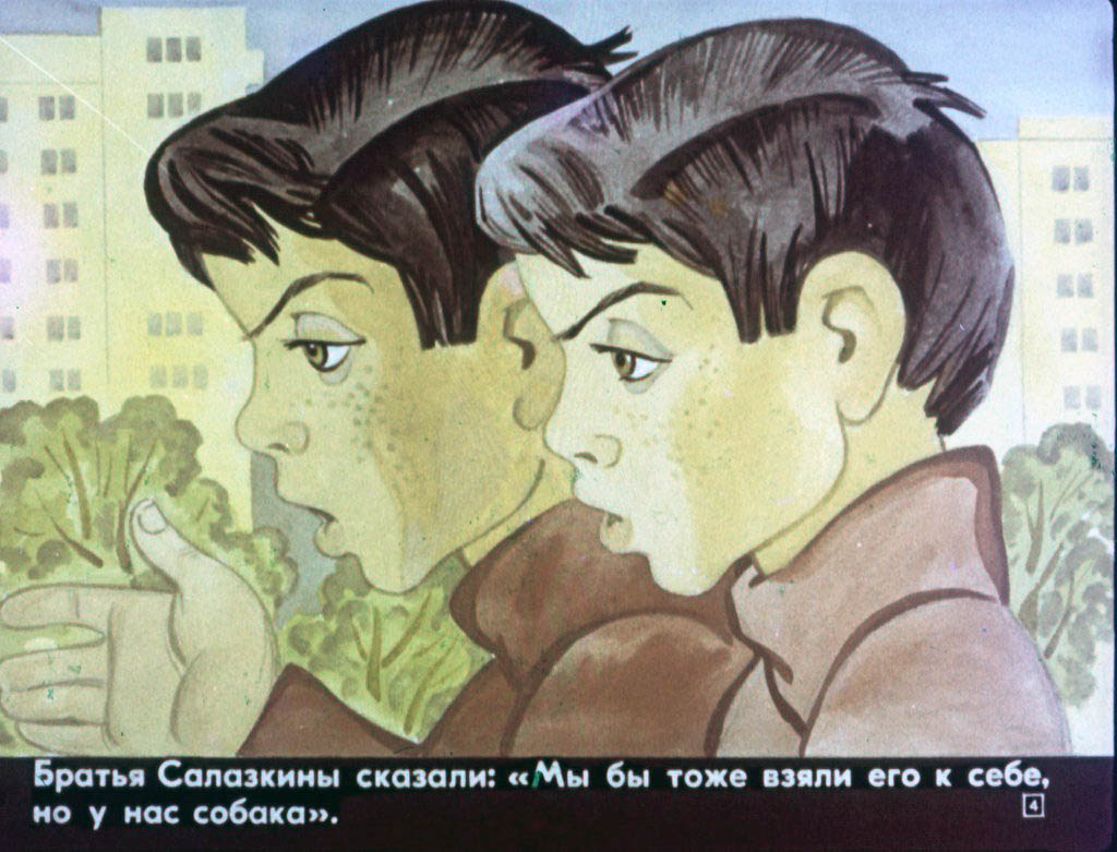 Кадр 4 диафильма «Котята»