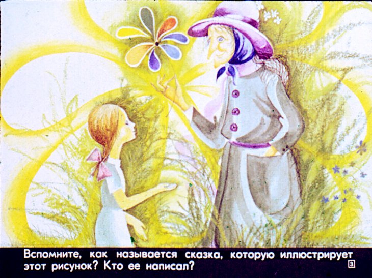 Кадр 3 диафильма «Цветик-семицветик»