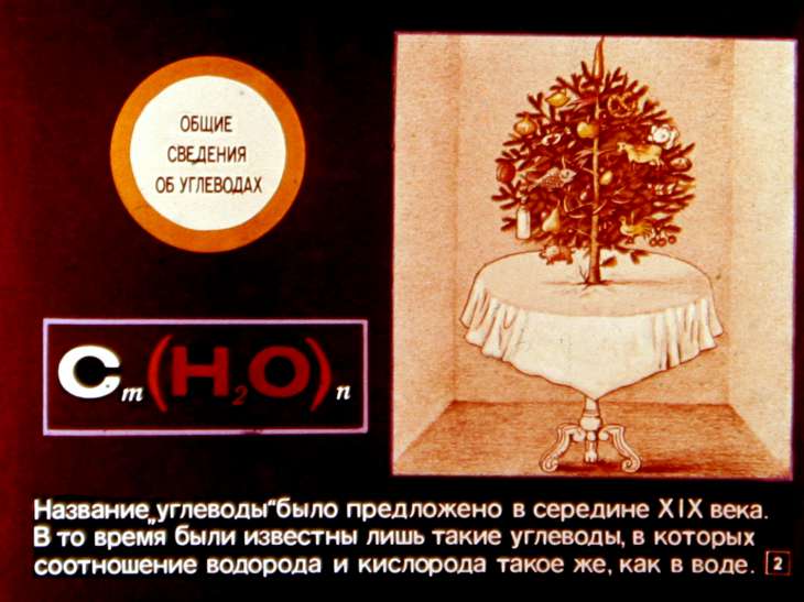 Кадр 2 диафильма «Углеводы»