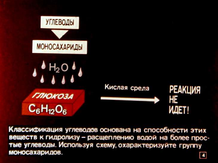 Кадр 4 диафильма «Углеводы»