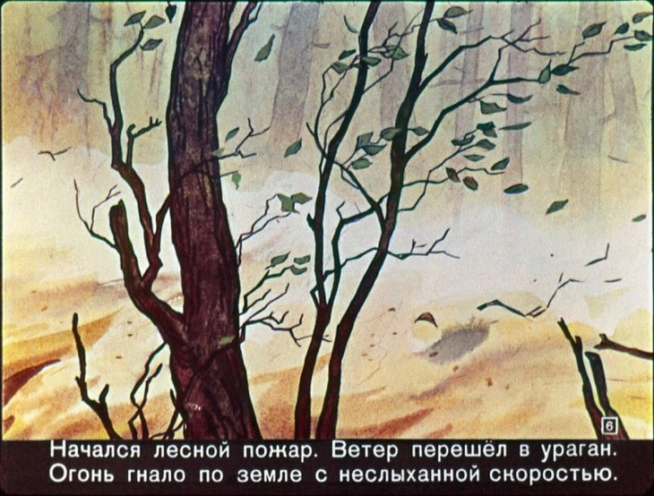 Кадр 6 диафильма «Заячьи лапы»