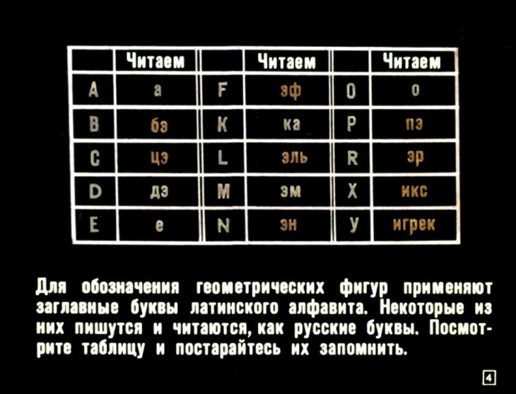 Кадр 4 диафильма «Геометрия во II классе»