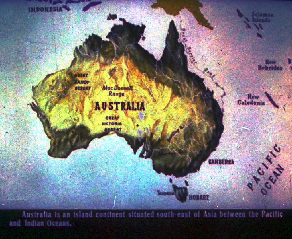 Кадр 4 диафильма «Geography and nature of some english speaking countries. Part 2»