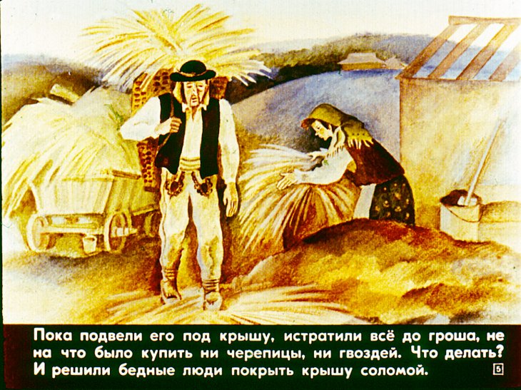 Кадр 5 диафильма «Птица-счастье»
