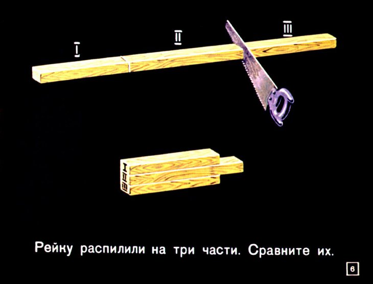 Кадр 6 диафильма «Доли величины. Дроби»