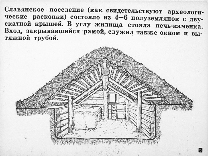 Кадр 5 диафильма «Славяне в VI–X веках»