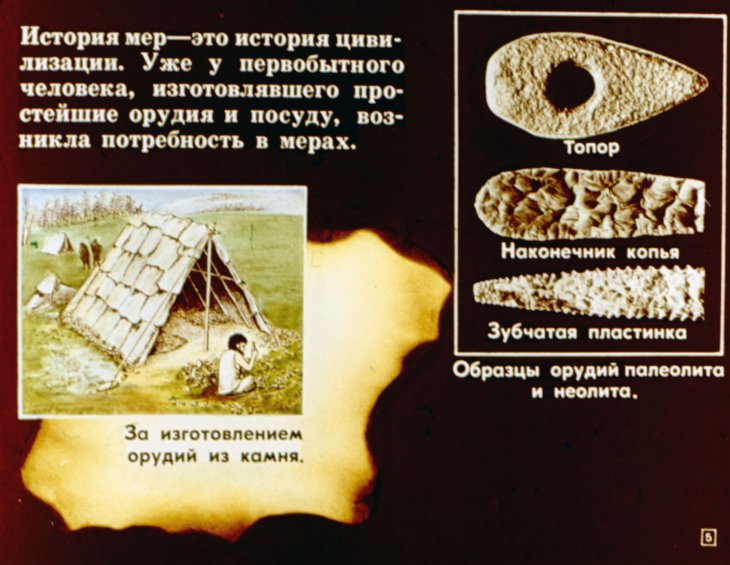 Кадр 5 диафильма «Из истории метрологии»