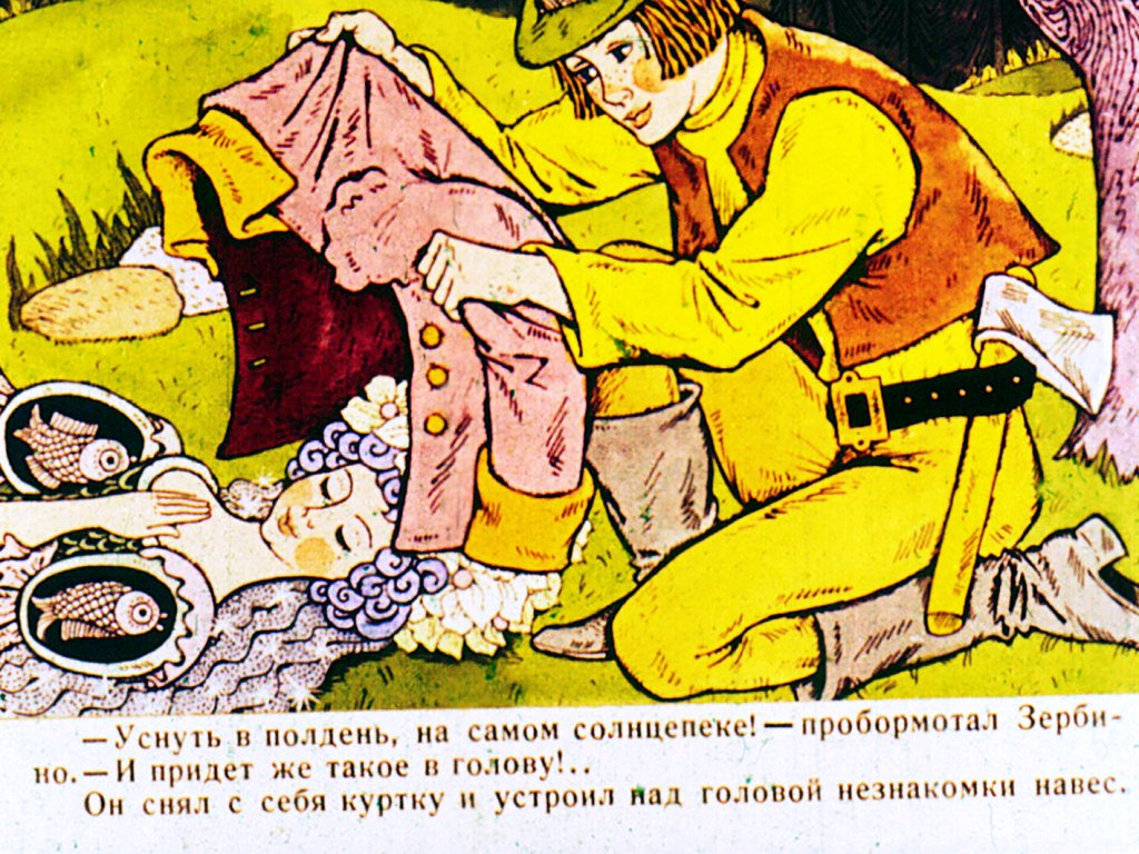 Кадр 5 диафильма «Зербино-нелюдим. Часть 1»