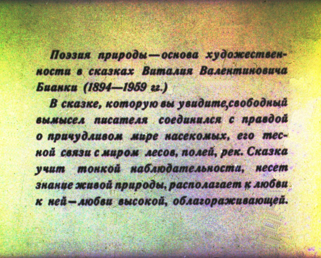 Кадр 2 диафильма «Как муравьишка домой спешил»