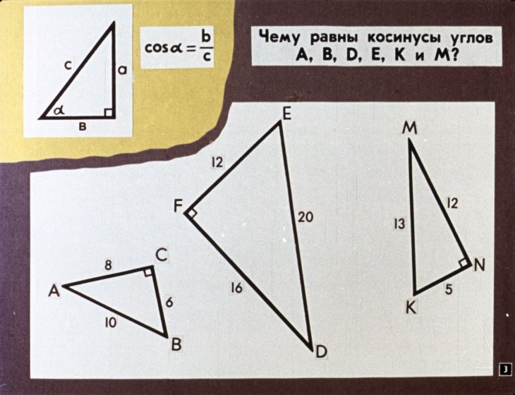 Кадр 3 диафильма «Теорема Пифагора»