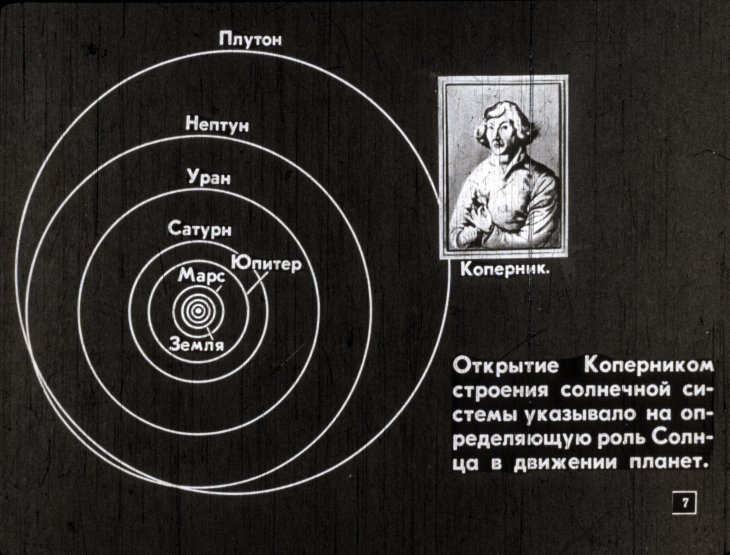 Кадр 7 диафильма «Всемирноое тяготение»