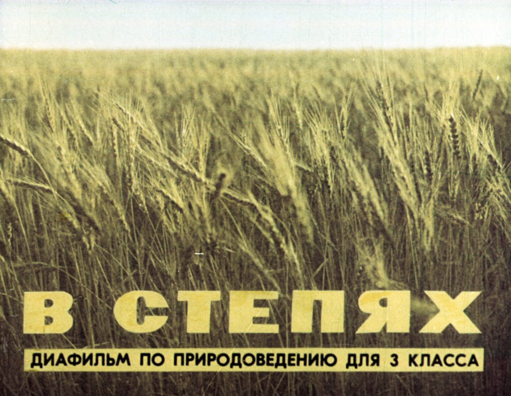 Кадр 1 диафильма «В степях»