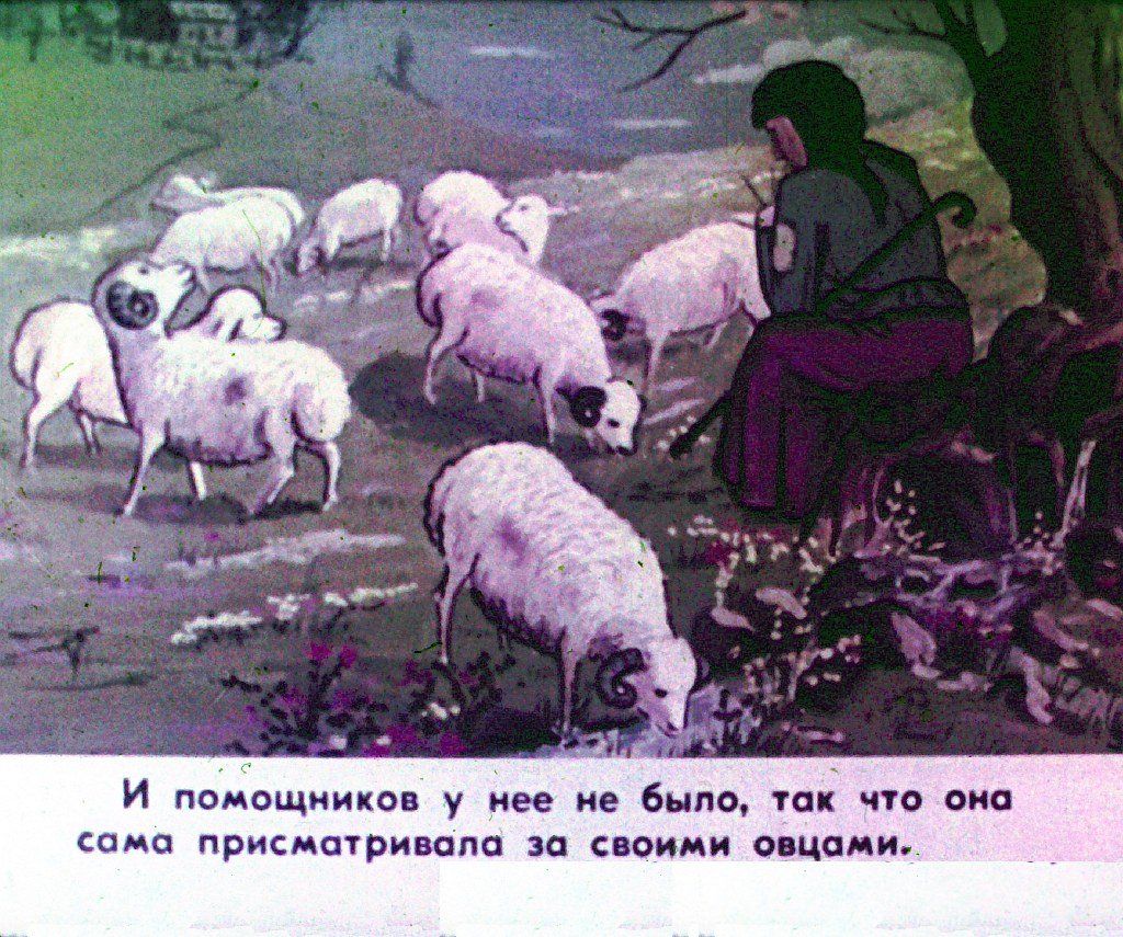 Кадр 4 диафильма «Лиса и медведь. Часть 1»