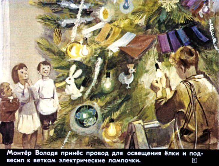 Кадр 5 диафильма «Елка в Сокольниках»