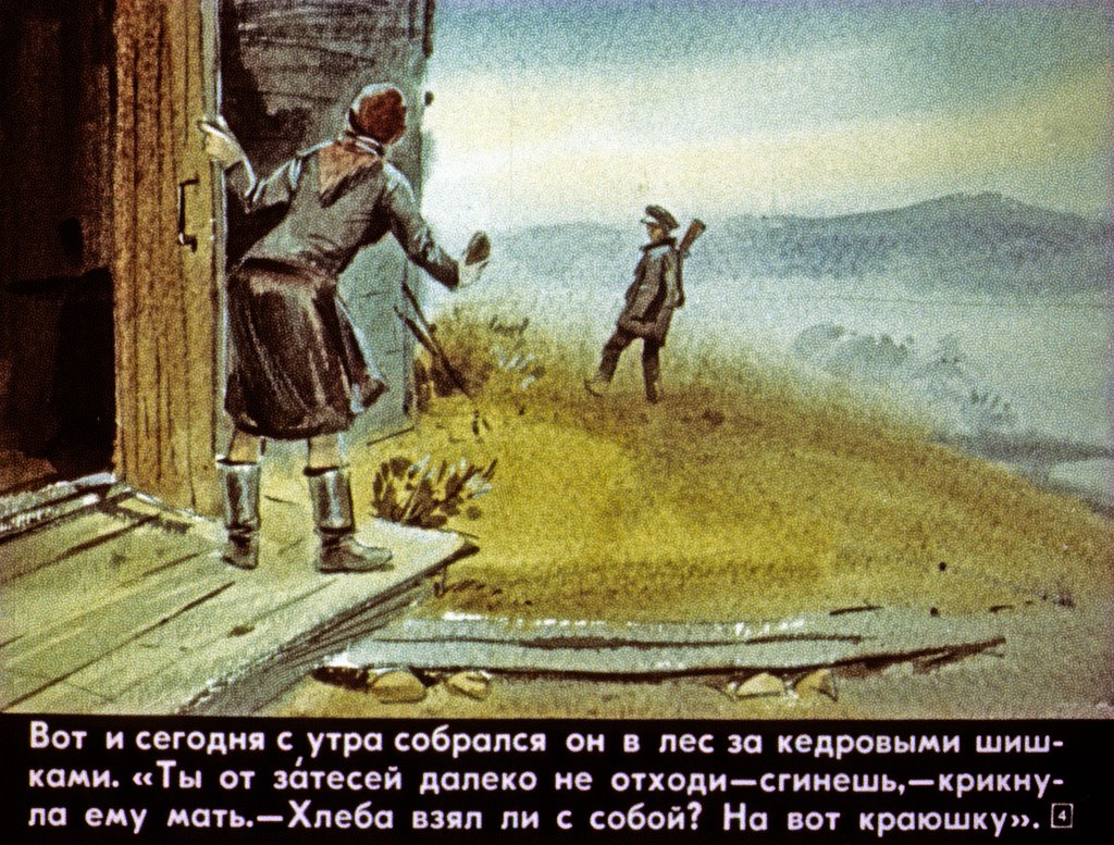 Кадр 4 диафильма «Васюткино озеро»