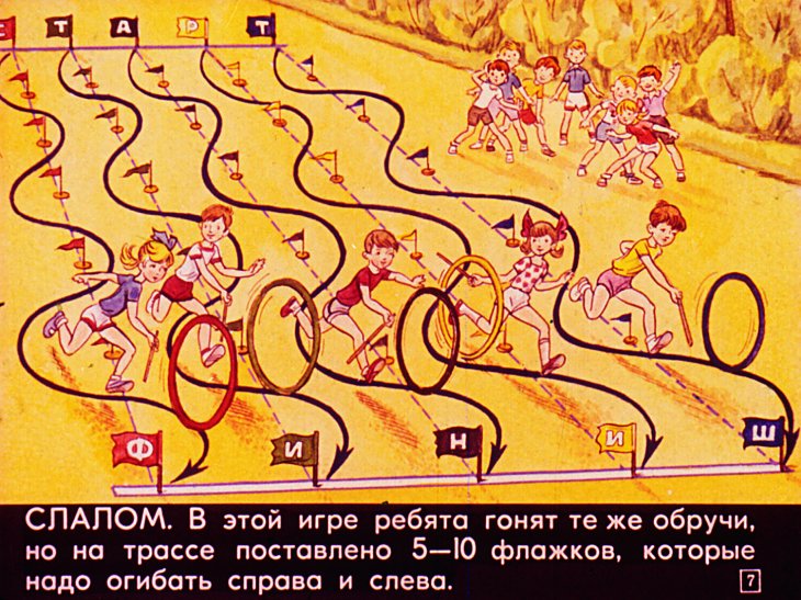 Кадр 7 диафильма «Олимпийские кольца»