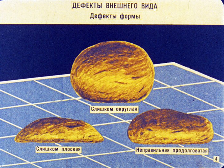 Кадр 5 диафильма «Дефекты и болезни хлеба. Часть 1»