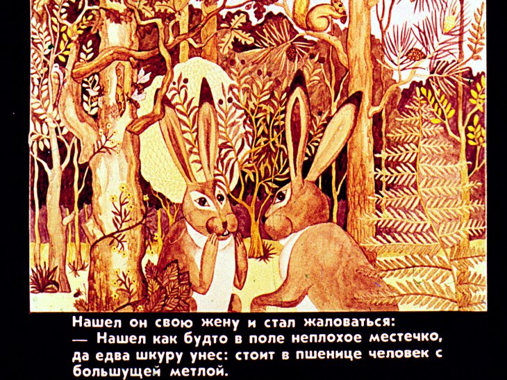 Кадр 5 диафильма «Лиса королева»