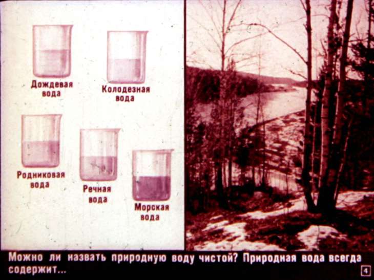 Кадр 4 диафильма «Вода»