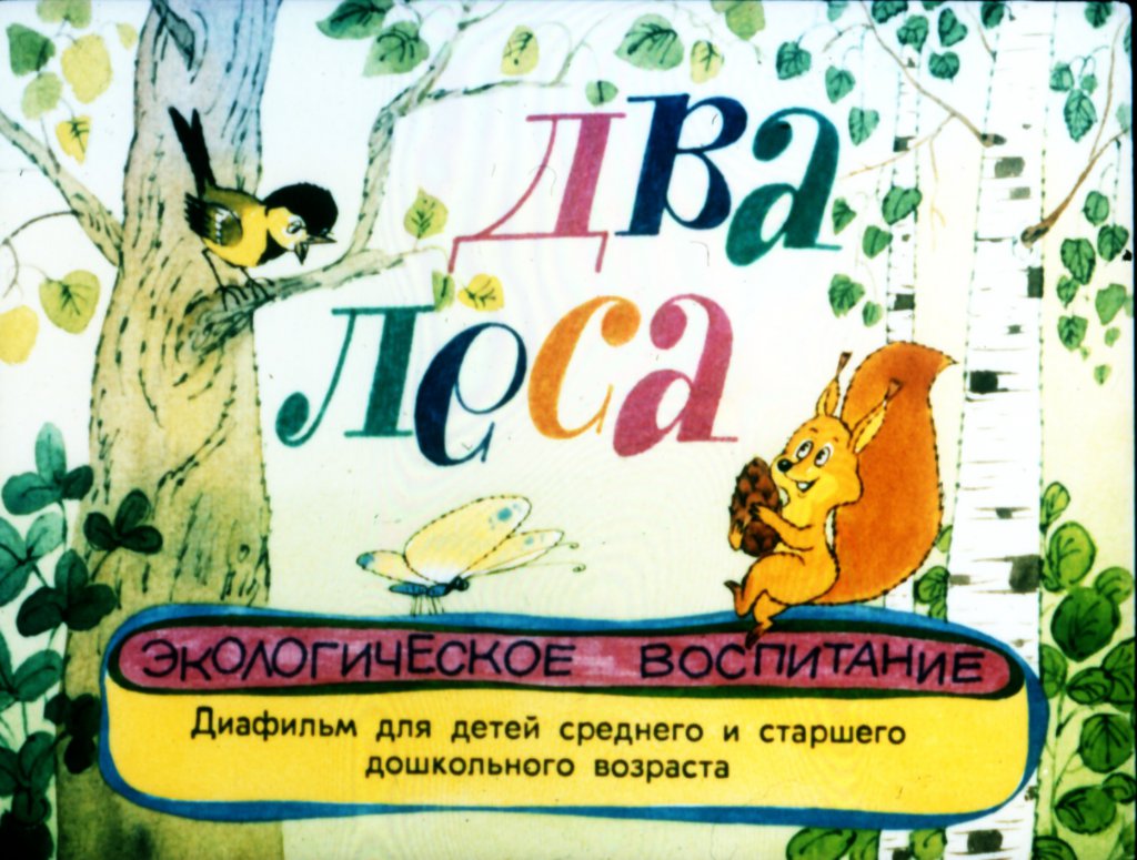 Кадр 1 диафильма «Два леса»