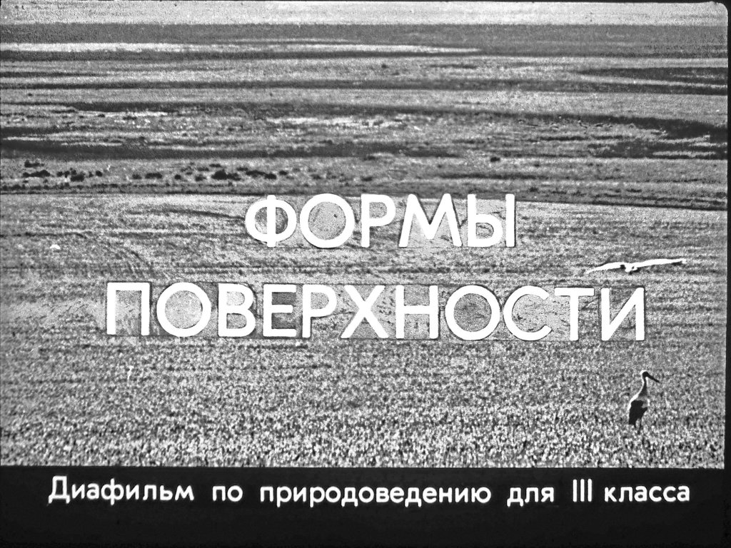 Кадр 1 диафильма «Формы поверхности»