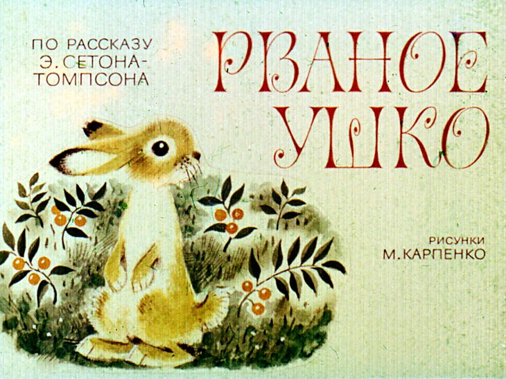 Кадр 1 диафильма «Рваное ушко»