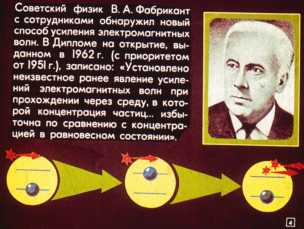 Кадр 4 диафильма «Лазеры на службе прогресса»