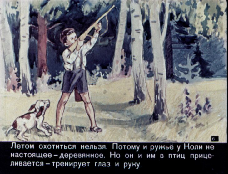 Кадр 6 диафильма «Золотая птица»
