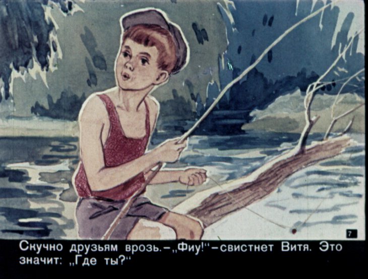 Кадр 7 диафильма «Золотая птица»