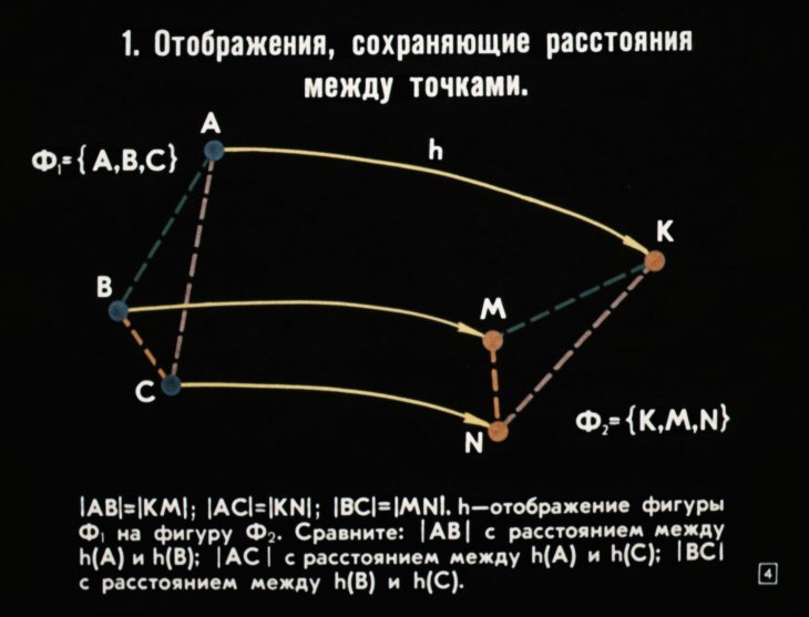 Кадр 4 диафильма «Формирование понятия конгруэнтности двух фигур»