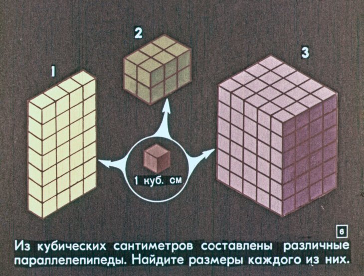 Кадр 7 диафильма «Объем прямоугольного параллелепипеда»