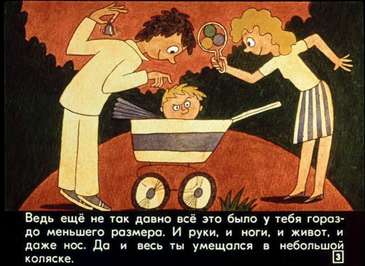 Кадр 3 диафильма «Детки из клетки»