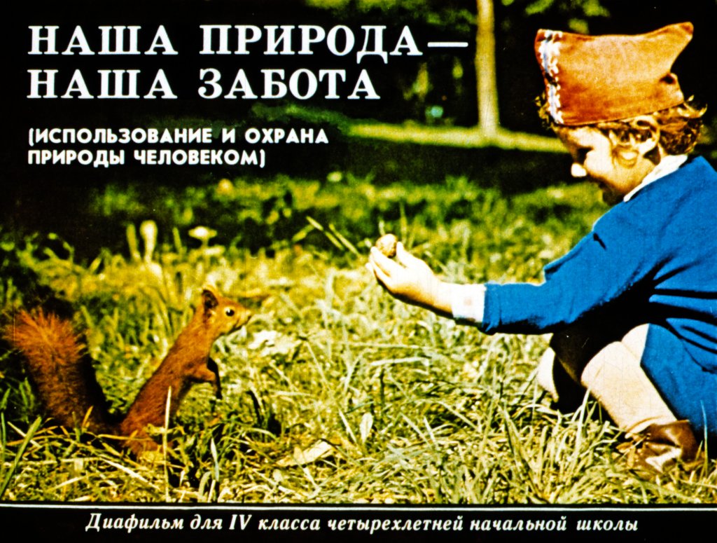 Кадр 1 диафильма «Наша природа - наша забота»
