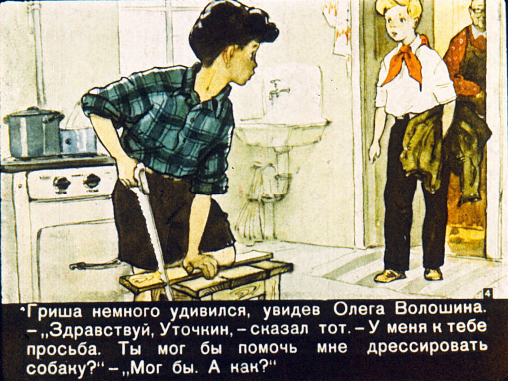 Кадр 4 диафильма «Дрессировщики»
