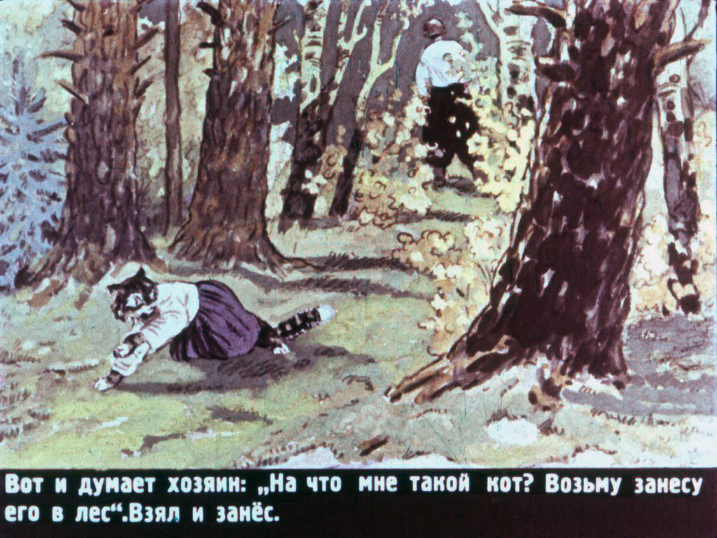 Кадр 4 диафильма «Пан Котофей»
