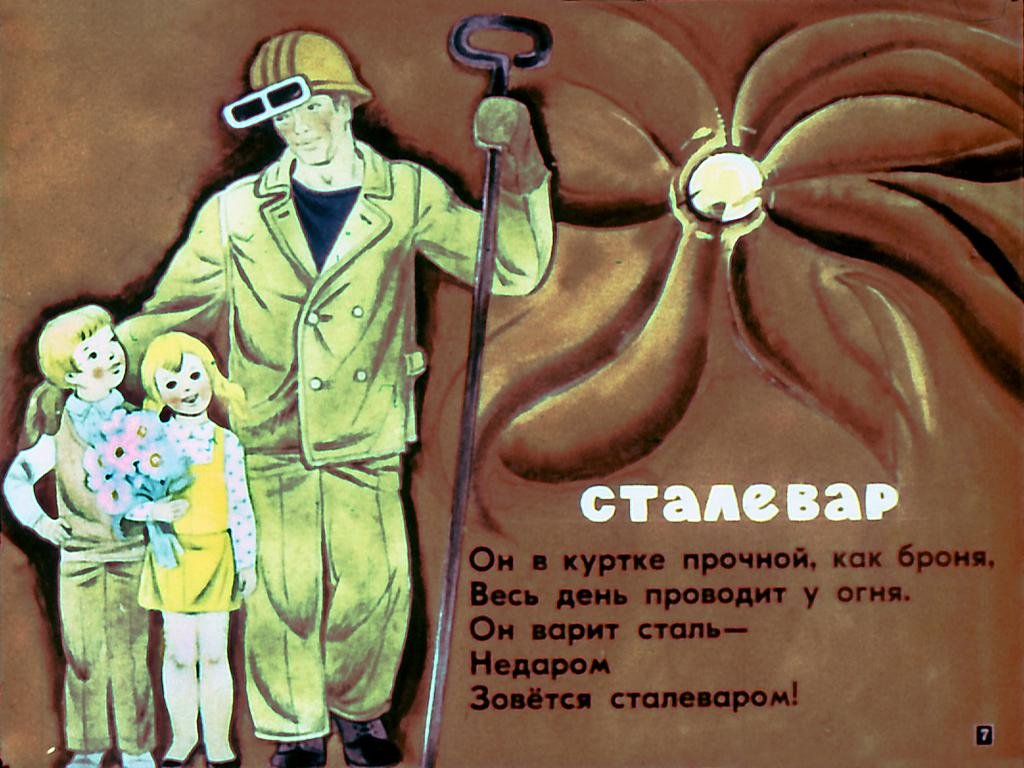 Кадр 7 диафильма «Кто как одет?»