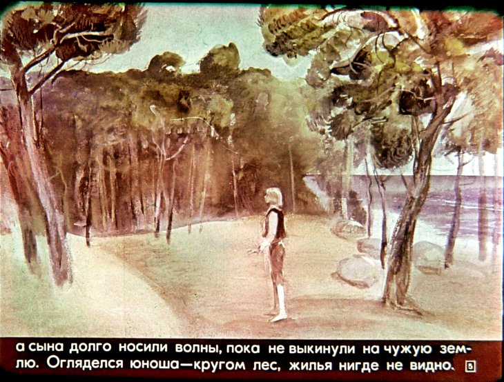 Кадр 5 диафильма «Королева зеленых долин»