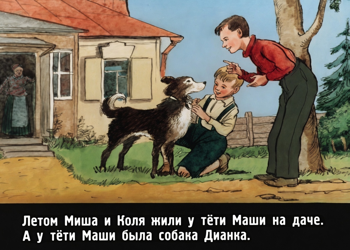 Кадр 2 диафильма «Дружок»