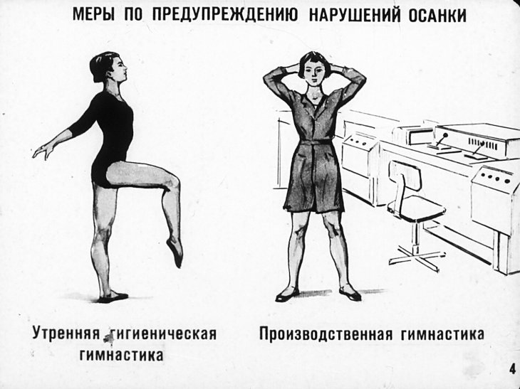 Кадр 5 диафильма «Предупреждение и исправление нарушений осанки»