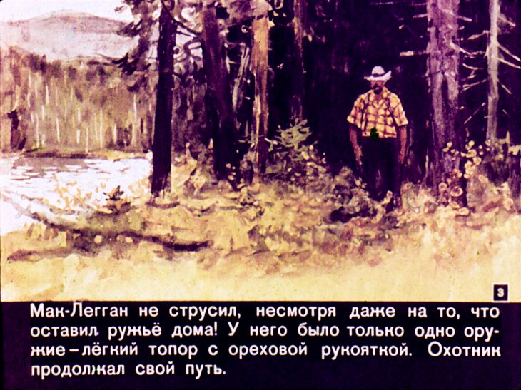 Кадр 3 диафильма «Приключения Мак-Леггана»