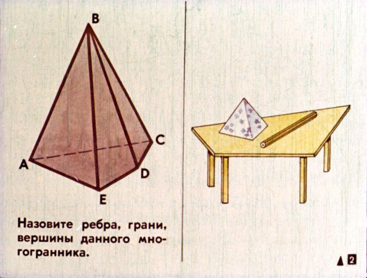 Кадр 2 диафильма «Многогранники»