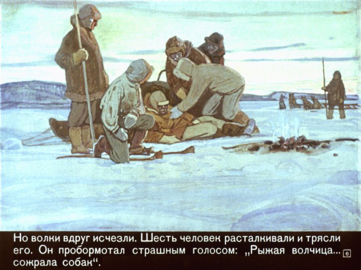 Кадр 6 диафильма «Белый Клык»