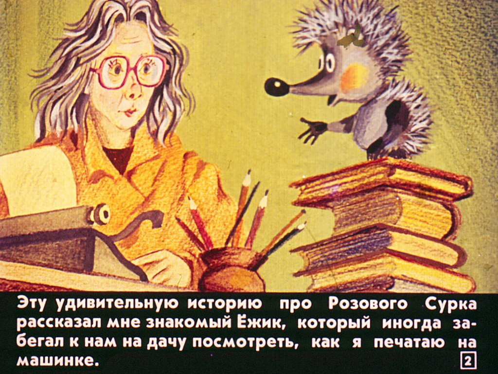 Кадр 2 диафильма «Розовый сурок»