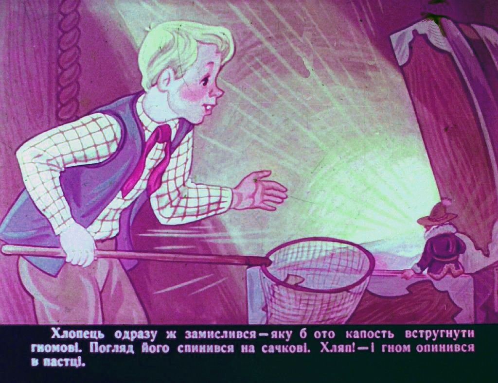 Кадр 6 диафильма «Чудесное путешествие Нильса Гольгерсона с дикими гусями. Часть 1»