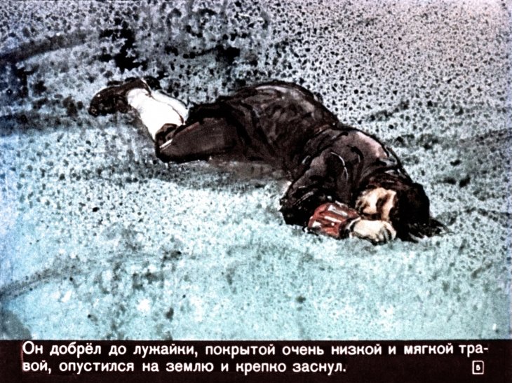 Кадр 5 диафильма «Гулливер в стране лилипутов»