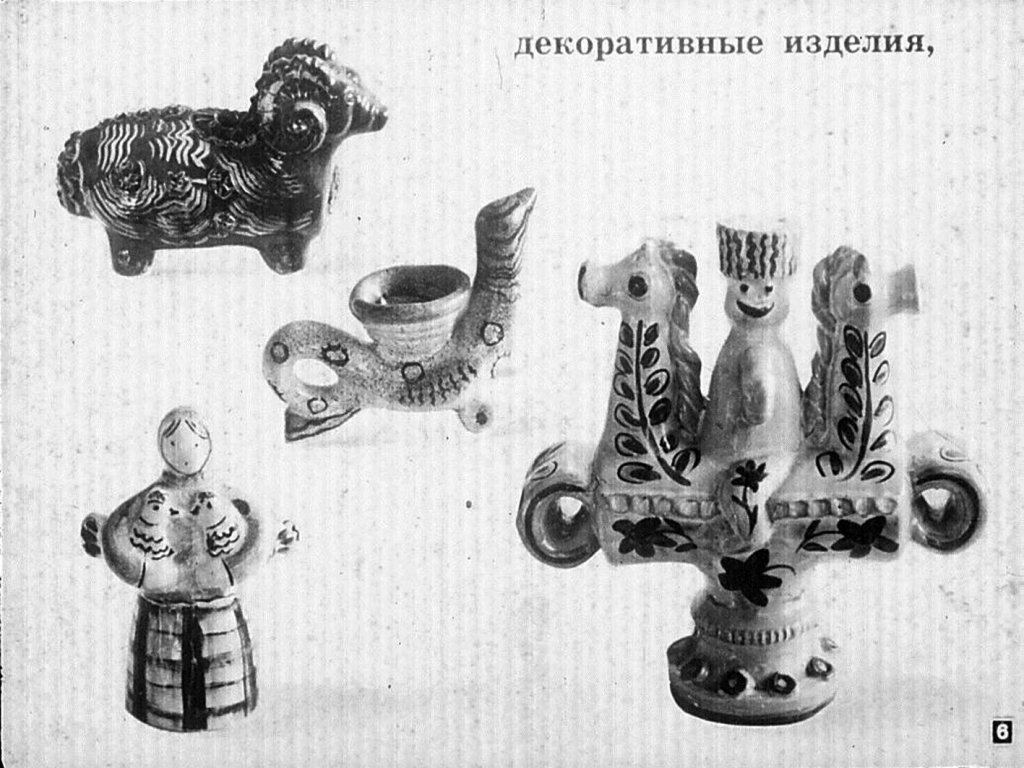 Кадр 6 диафильма «Глина и ее использование»