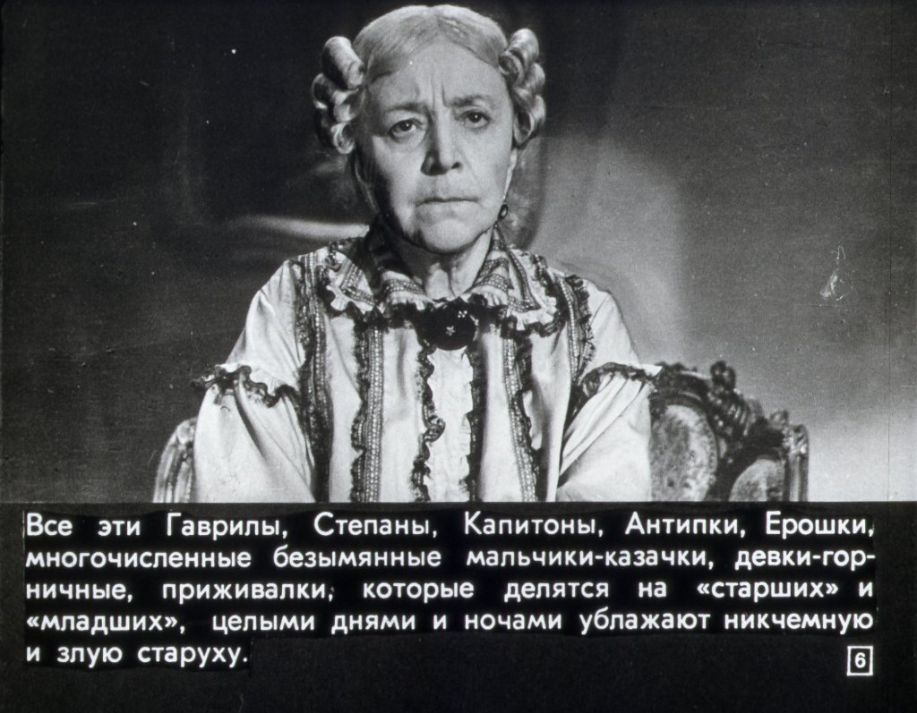Кадр 6 диафильма «Муму»