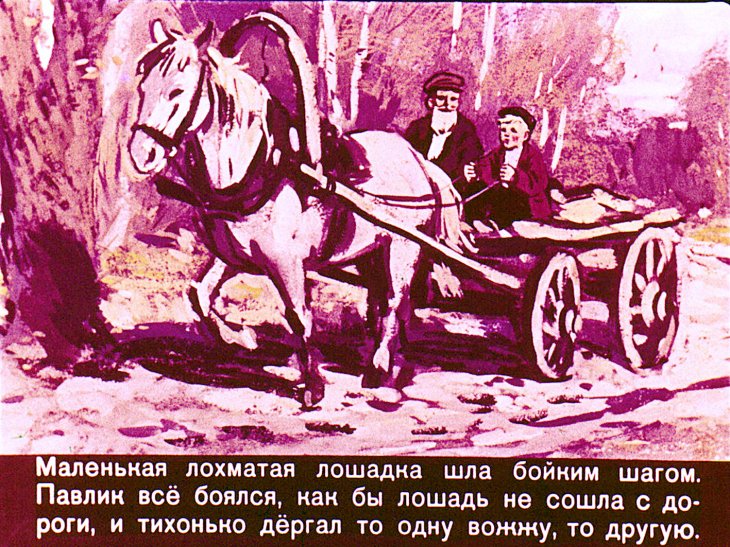 Кадр 7 диафильма «Стаканчик березового сока»